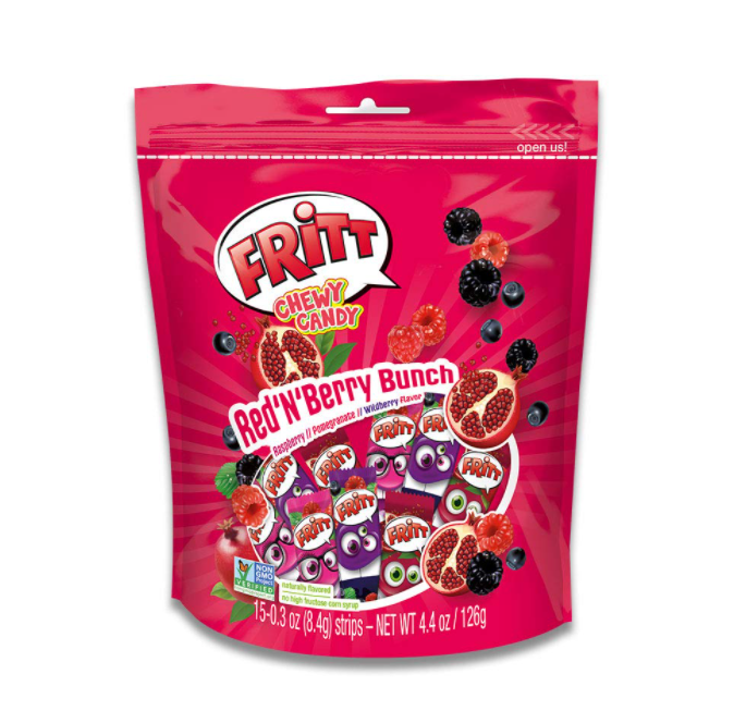 Picture of Fritt KHRM00347991 4.4 oz Red & Berry Bunch Chewy Candy