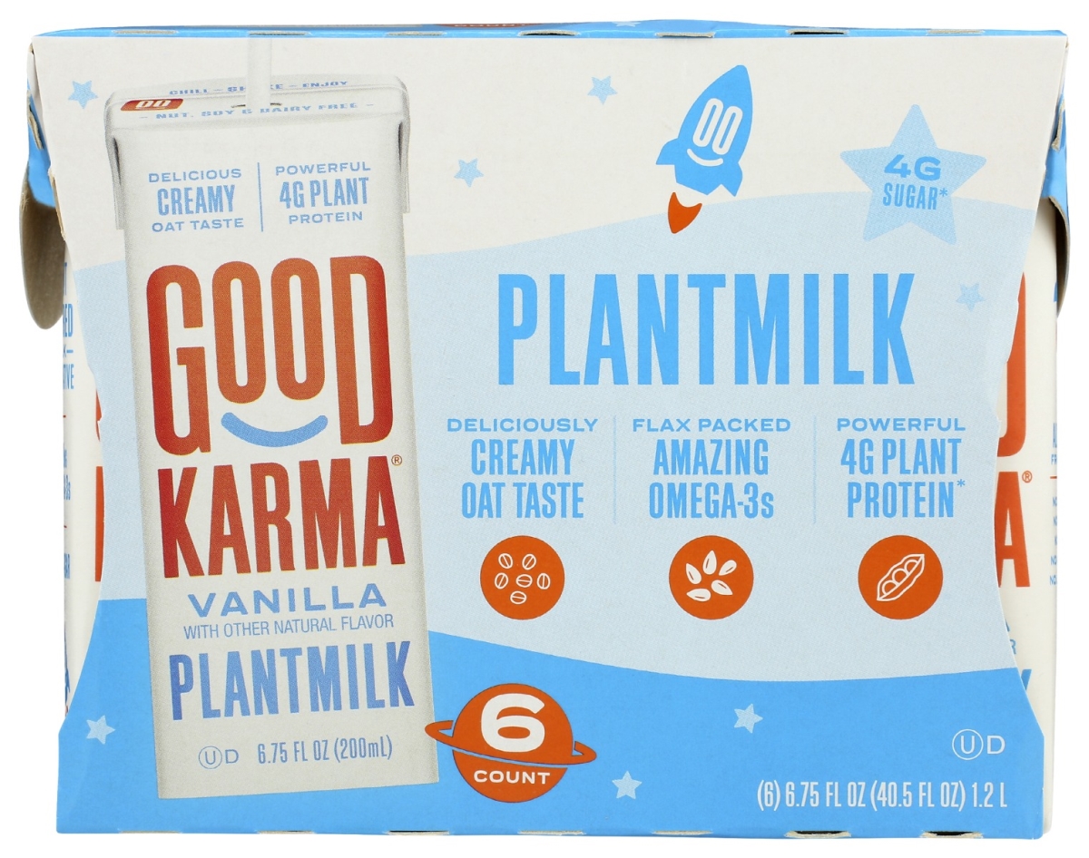 Picture of Good Karma KHRM00390728 40.5 fl oz Vanilla Plantmilk&#44; Pack of 6