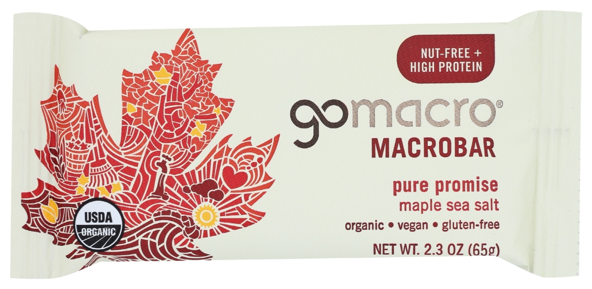 Picture of Gomacro KHRM00340403 2.3 oz Organic Maple Sea Salt Macro Bar