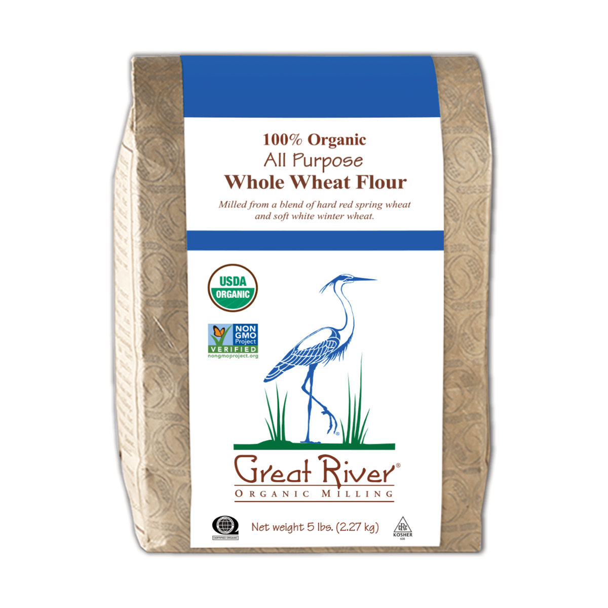 Picture of Great River Organic Milling KHCH00386026 5 lbs Organic All Purpose Whole Wheat Flour