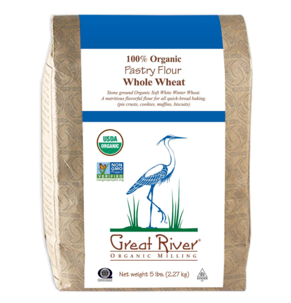 Picture of Great River Organic Milling KHCH00386529 5 lbs Organic Whole Wheat Pastry Flour