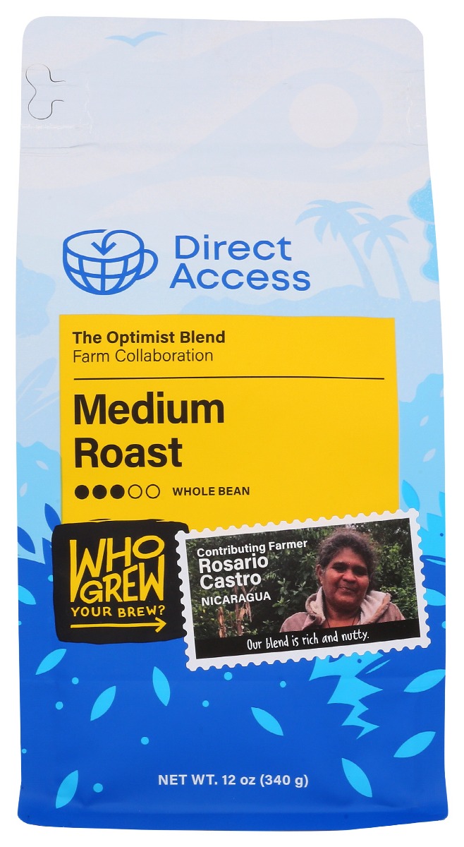 Picture of Direct Access KHCH00385991 12 oz Whole Bean the Optimist Coffee