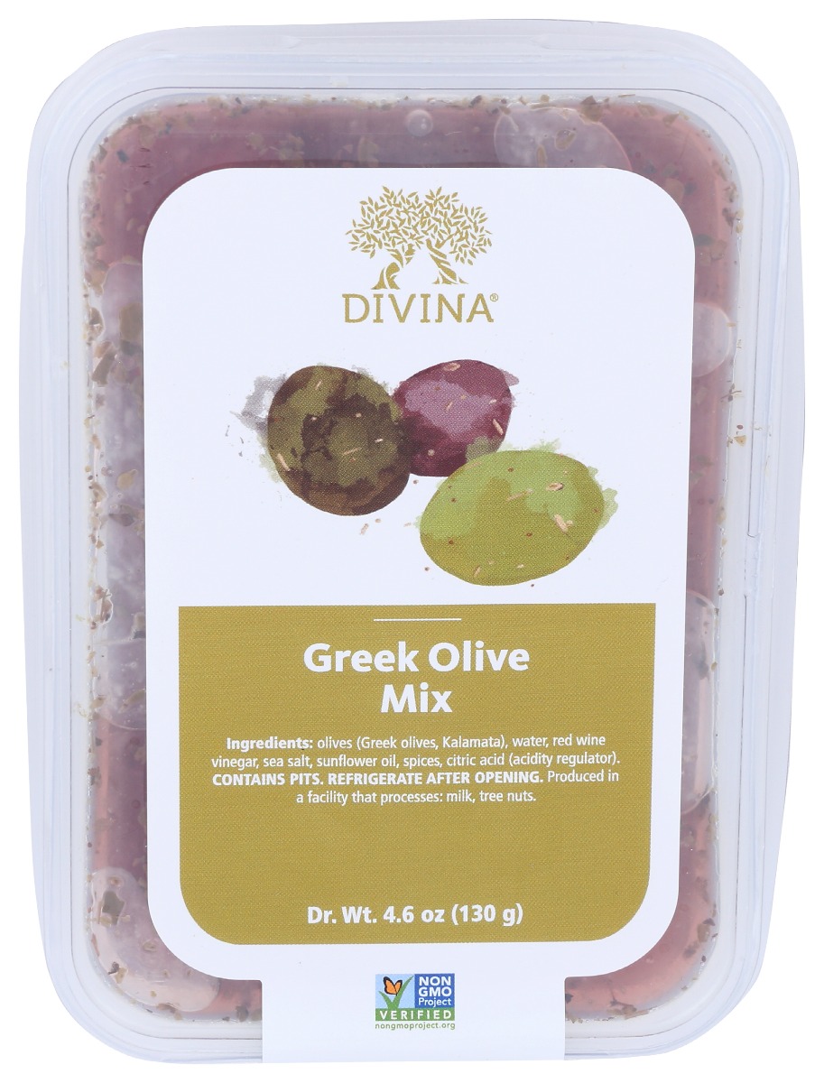 Picture of Divina KHRM00337453 4.6 oz Greek Olive Mix