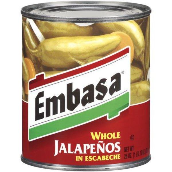 Picture of Embasa KHRM00014111 26 oz Whole Jalapeno Peppers in Escabeche