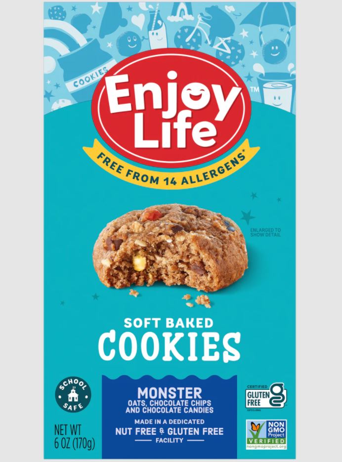 Picture of Enjoy Life KHCH00392719 6 oz Monster Soft Baked Cookies