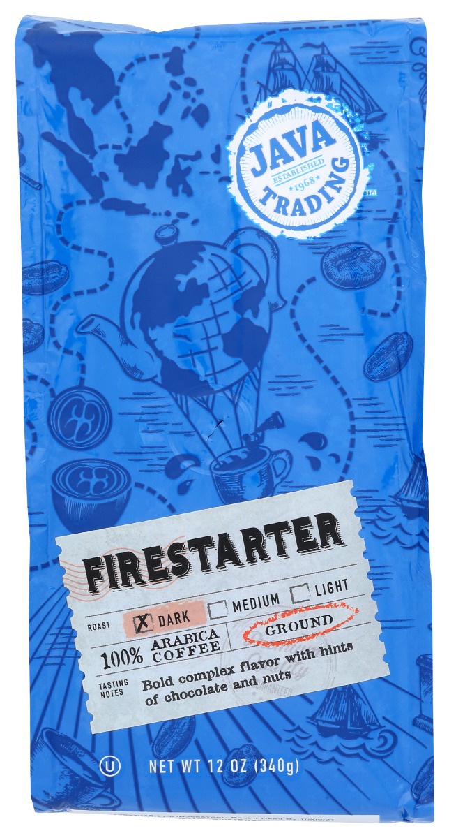 Picture of Java Trading KHRM00384410 12 oz FireStarter Ground Coffee