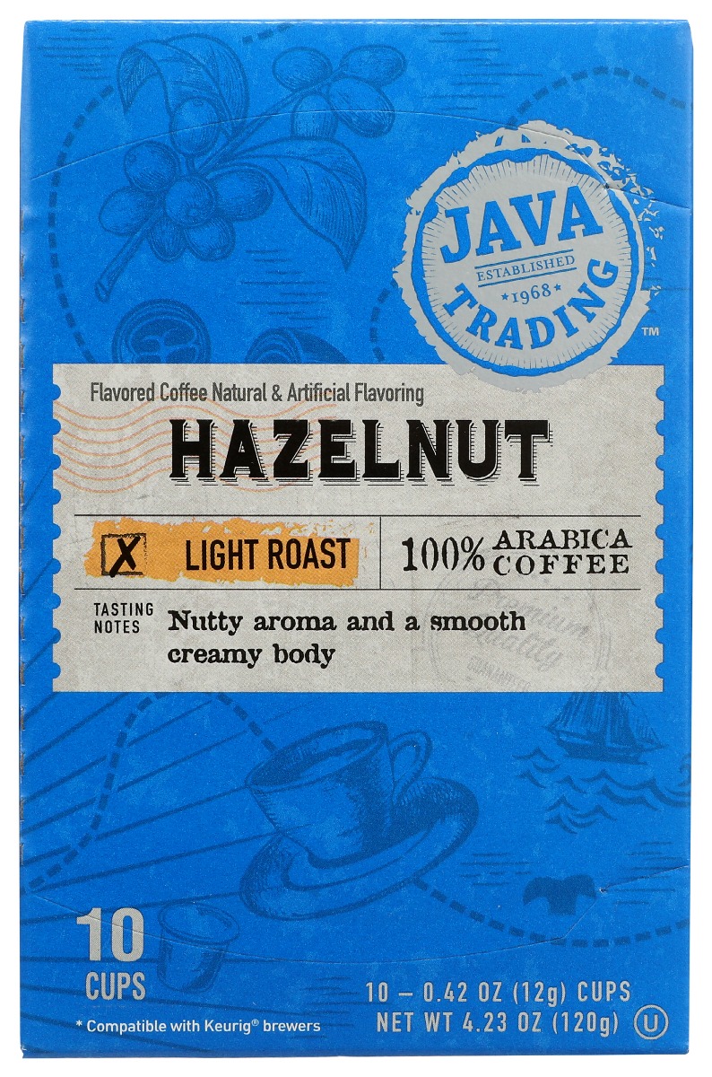 Picture of Java Trading KHRM00384418 Hazelnut Single Serve Coffee - Pack of 10