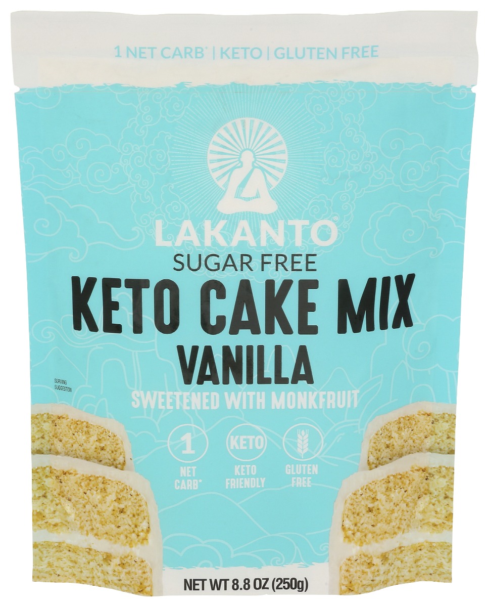 Picture of Lakanto KHCH00394175 8.8 oz Vanilla Keto Cake Mix