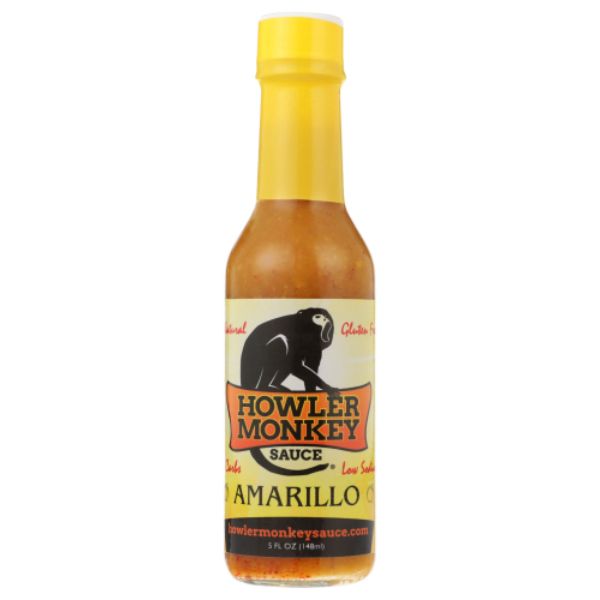 Picture of Howler Monkey Sauce KHRM00339720 5 oz Amarillo Hot Sauce