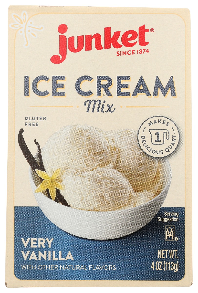 Picture of Junket KHRM00368447 4 oz Ice Cream Very Vanilla Mix
