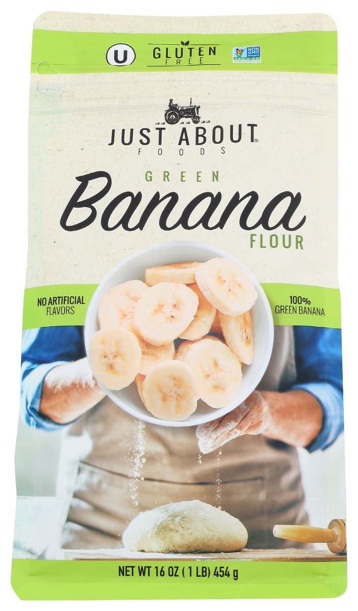 Picture of Just About Foods KHRM00347440 1 lb Organic Green Banana Flour