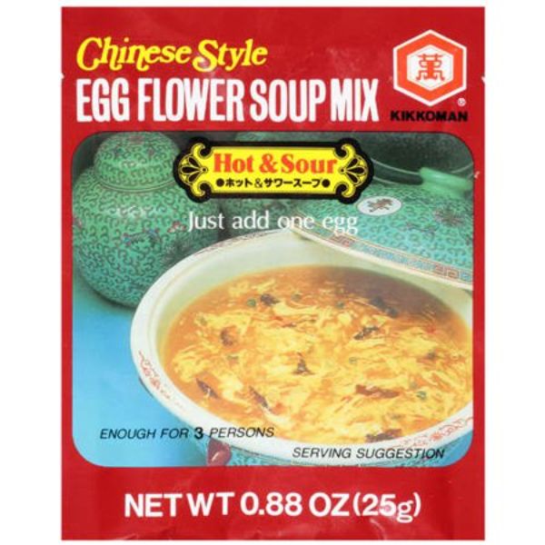 Picture of Kikkoman KHCH00056073 0.88 oz Hot & Sour Egg Flower Soup