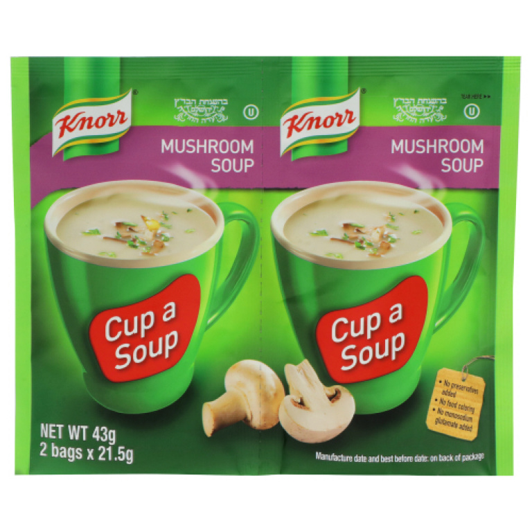 Picture of Knorr - Kosher KHRM00363918 1.52 oz Instant Cup Mushroom Soup