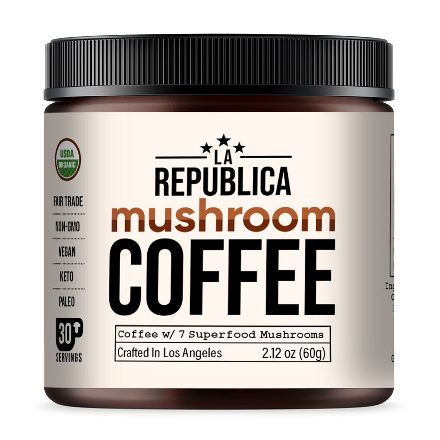 Picture of La Republica Coffee KHCH00386049 2.12 oz 7-Superfood Mushrooms Coffee