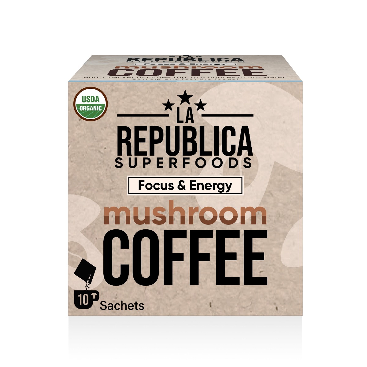 Picture of La Republica Coffee KHCH00386054 0.48 oz Mushroom 7 Superfood Coffee