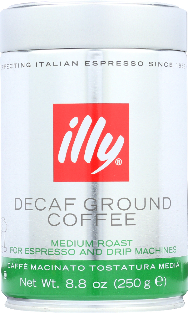 Picture of Illy KHLV00231456 8.8 oz Ground Espresso Decaffeinated Coffee