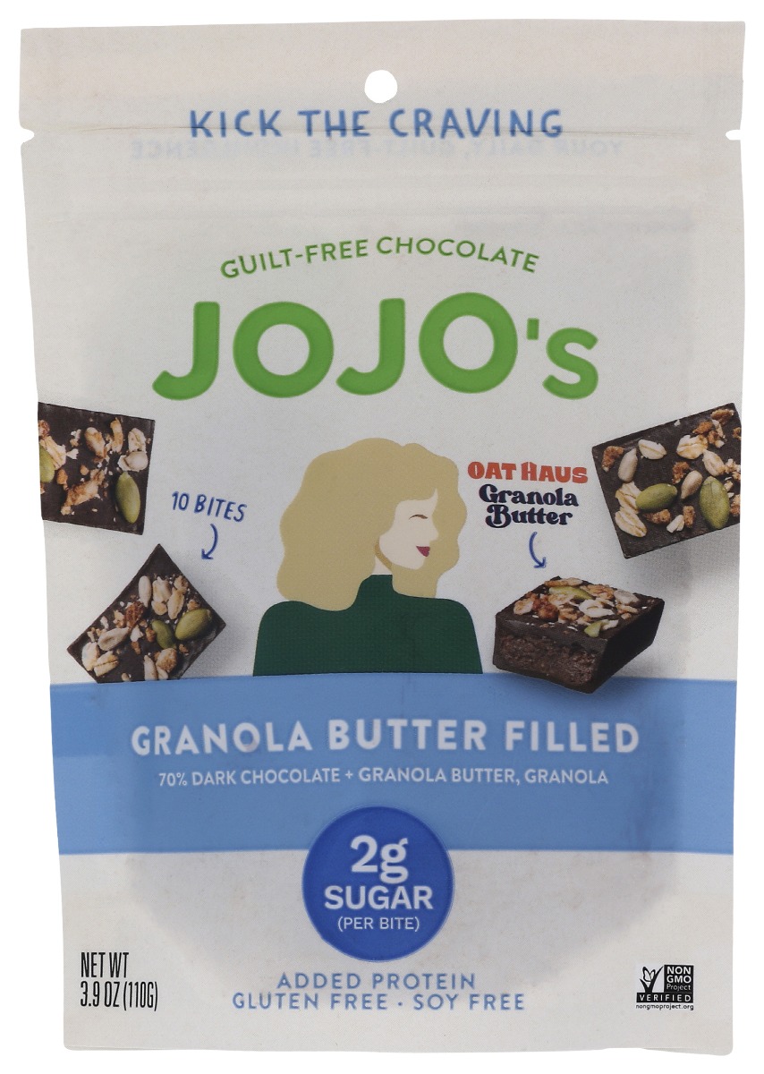 Picture of Jojos Chocolate KHRM00392702 3.9 oz Butter Filled Granola Bites