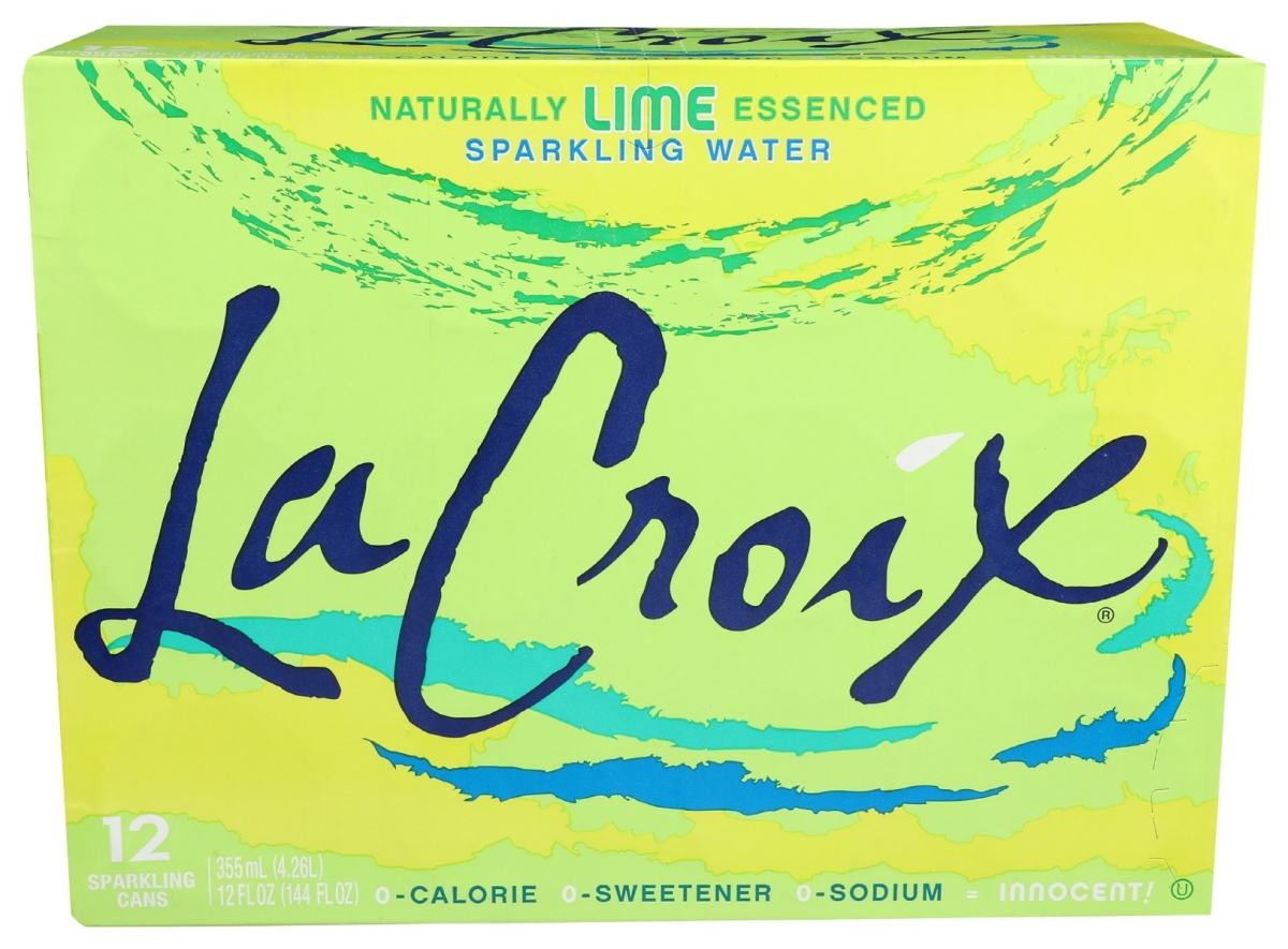 Picture of La Croix KHRM00044887 144 fl oz Lime Sparkling Water&#44; Pack of 12