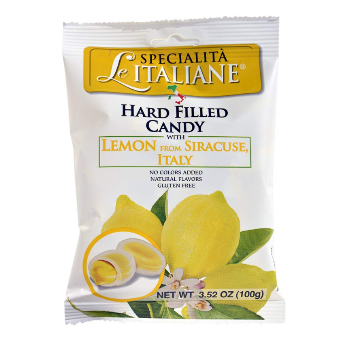 Picture of Le Specialita Italiane KHRM00363765 3.52 oz Hard Filled Candy with Lemon