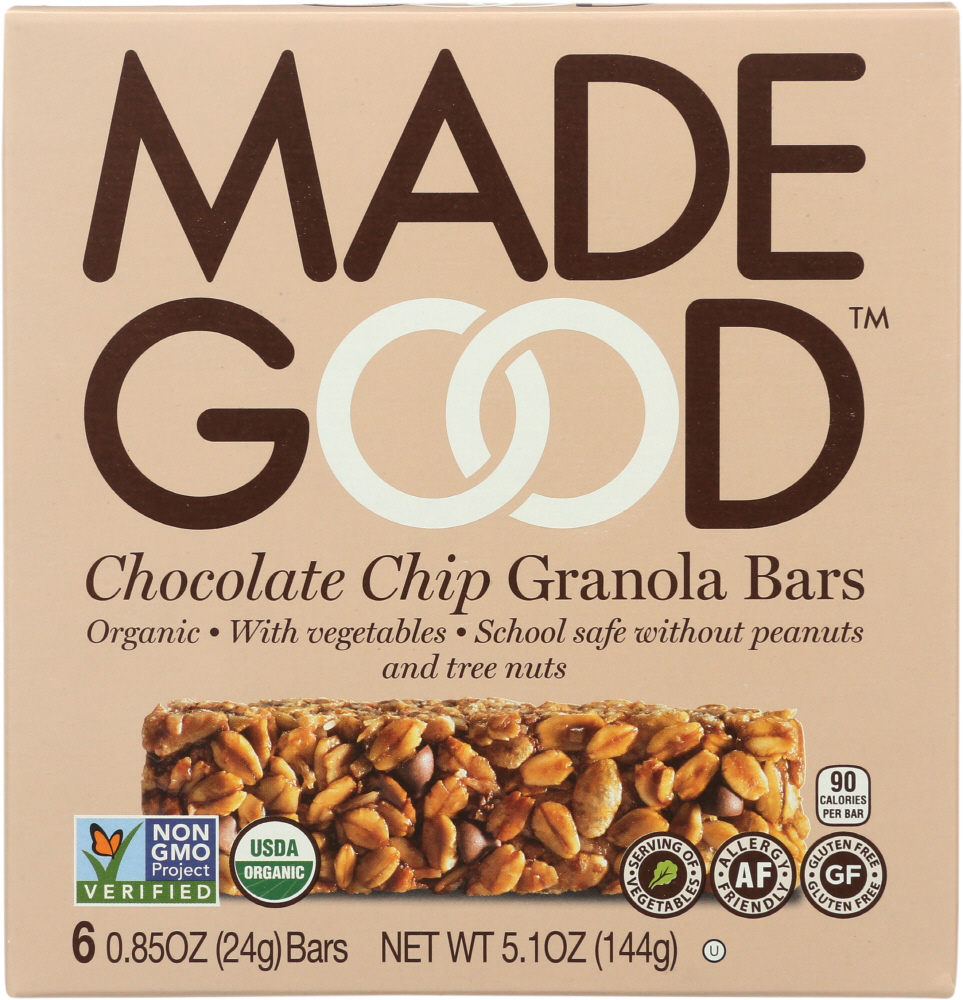 KHLV00295755 5.10 oz Chocolate Chip Granola Bar -  MADEGOOD