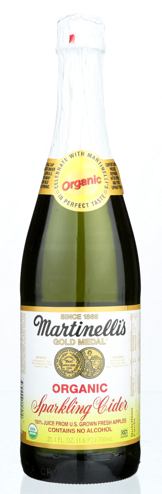 KHLV00155616 25.4 fl oz Organic Sparkling Cider Juice -  MARTINELLIS GOLD MEDAL