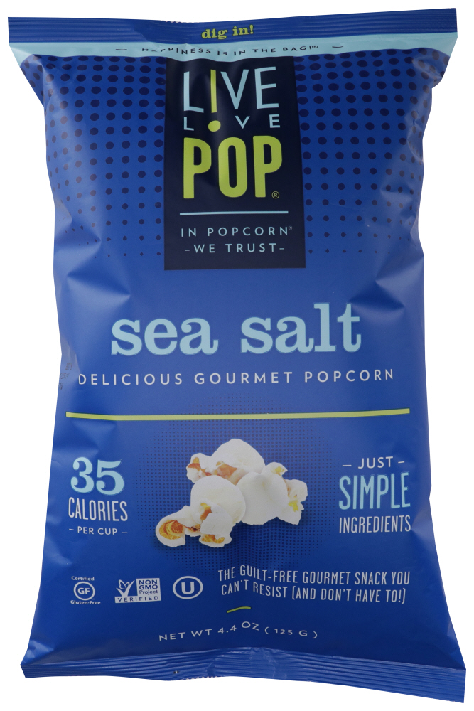 Picture of Live Love Pop KHLV00284536 4.40 oz Sea Salt Popcorn