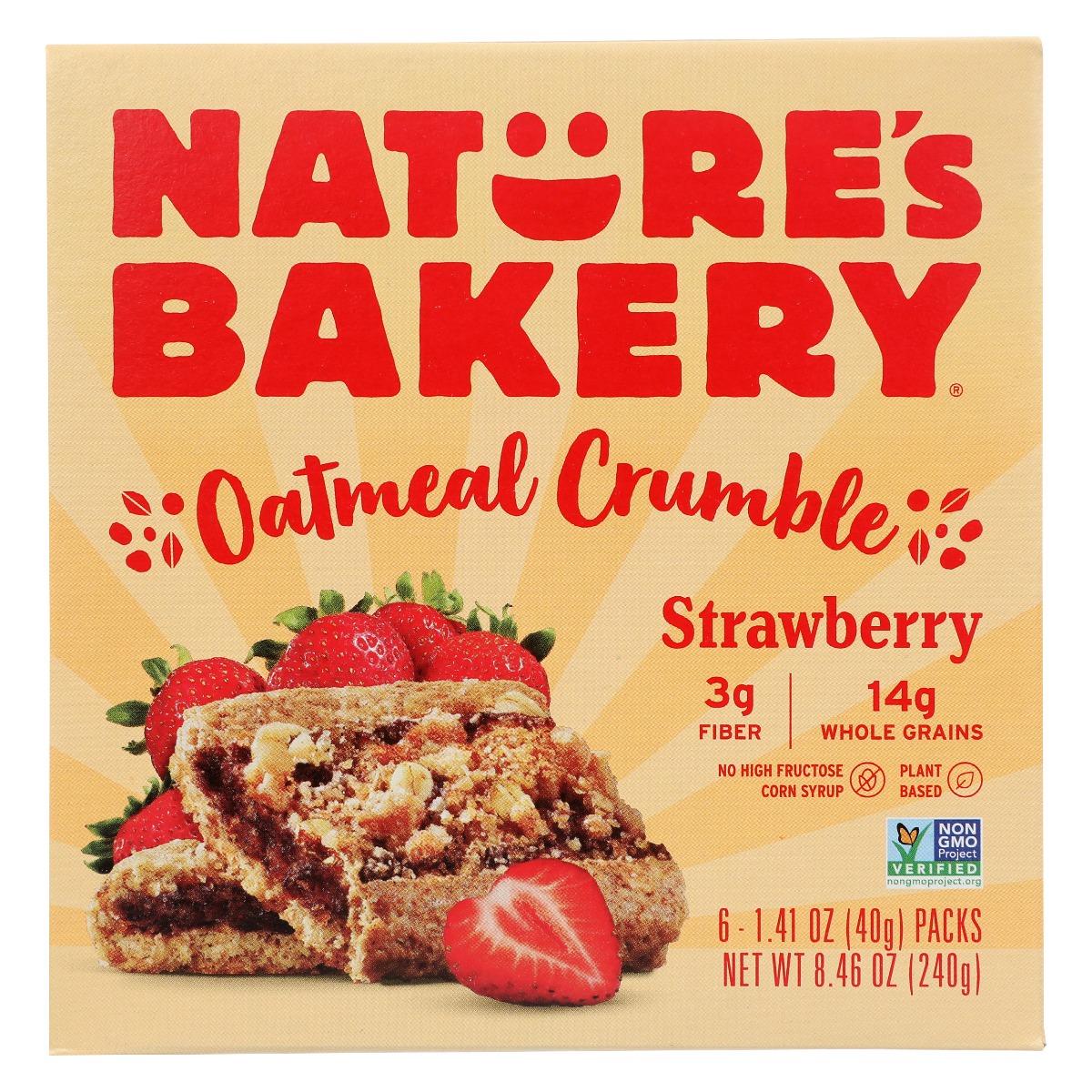 Picture of Natures Bakery KHRM00334063 8.46 oz Oatmeal Crumble Bars