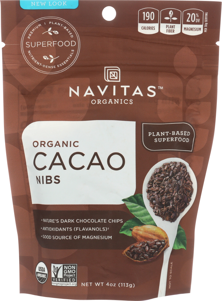 Picture of Navitas KHLV00145537 4 oz Organic Cacao Nibs