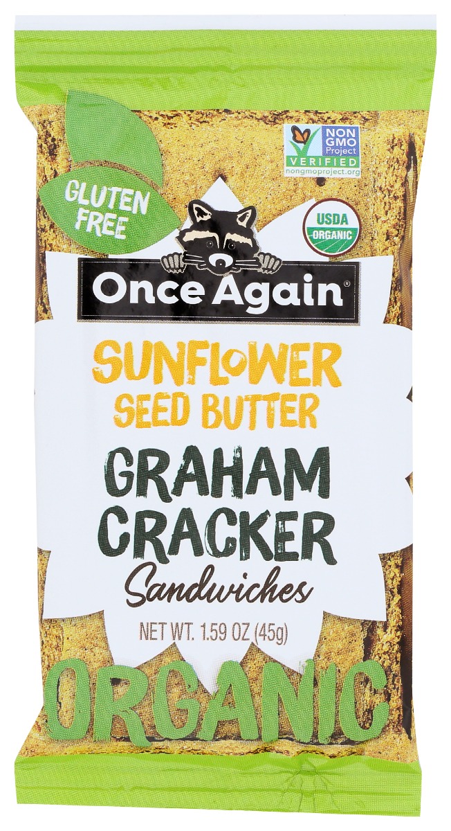 Picture of Once Again KHCH00394011 2 oz Graham Sandwich Sunflower Seed Butter Crackers