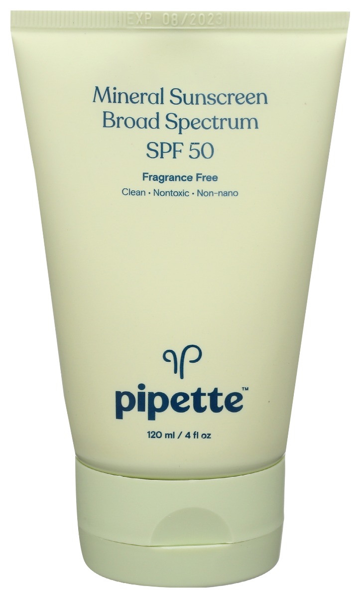 Picture of Pipette KHCH00380178 4 fl oz Mineral Broad Spectrum SPF50 Sunscreen