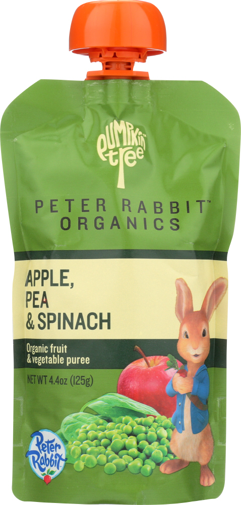 Picture of Peter Rabbit KHLV00114509 4.4 oz Spinach Apple Organic Baby Pea Drinks