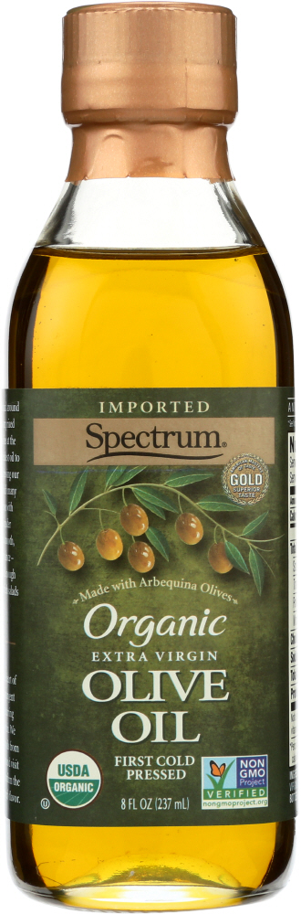Picture of Spectrum Organic Products KHLV01962000 8.5 oz Unrefined Organic Extra Virgin Olive Oil