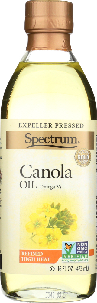 Picture of Spectrum Organic Products KHLV01962349 16 oz Canola Refined Oil