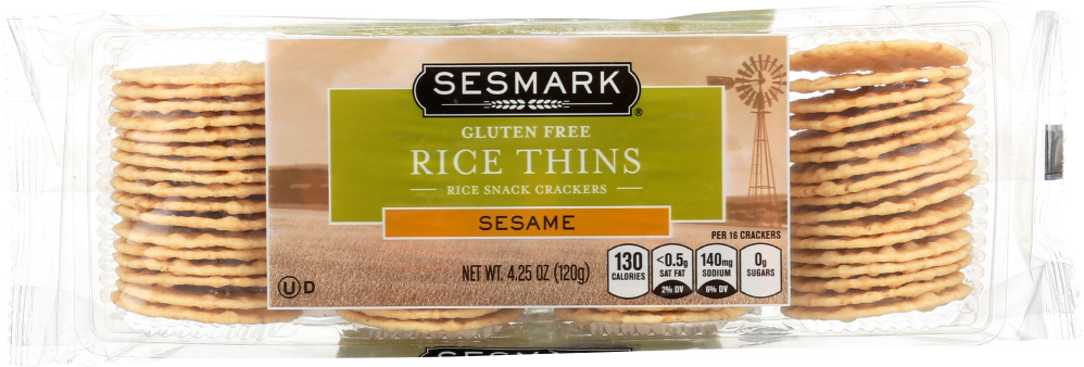Picture of Sesmark KHLV01737527 4.25 oz Gluten Free Thin Sesame Rice