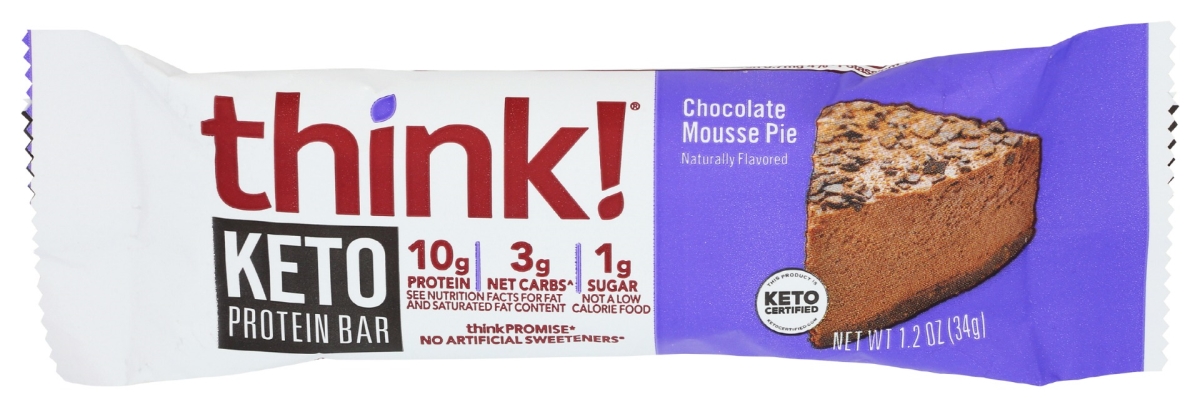 Picture of Think KHCH00385418 1.2 oz Chocolate Mousse Pie Keto Protein Bar