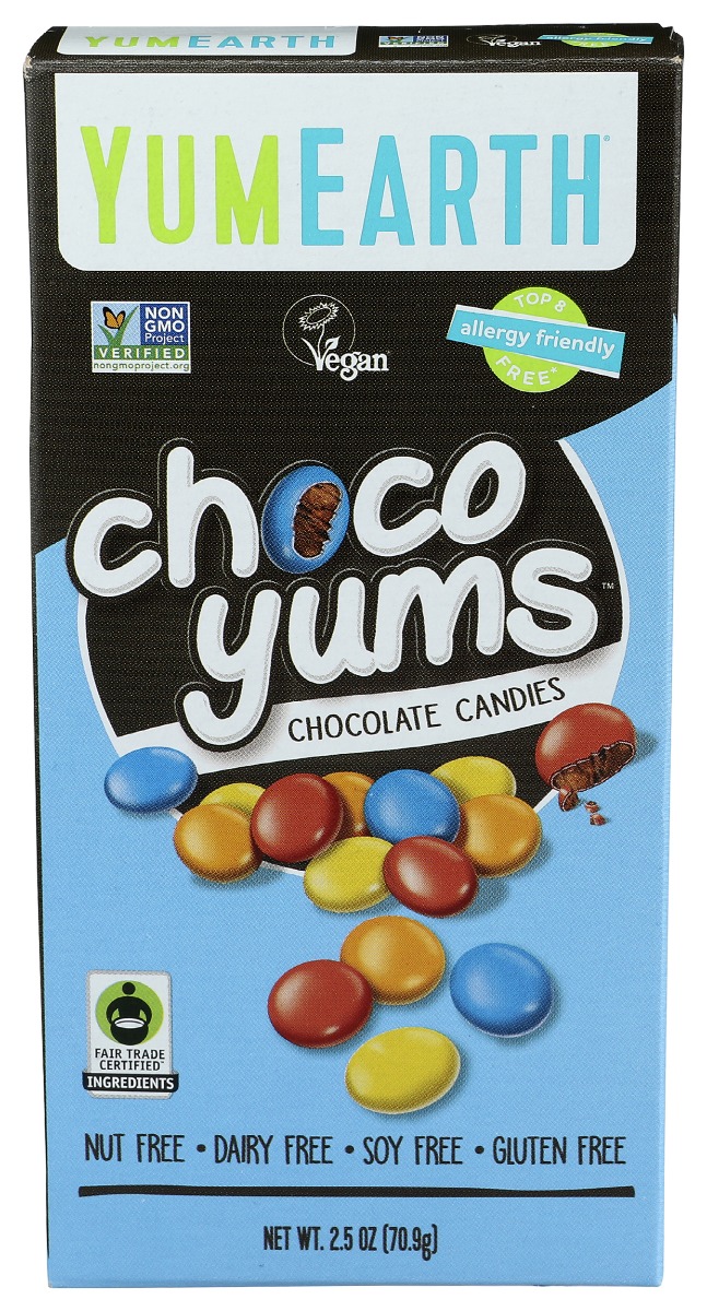 Picture of Yumearth KHCH00389107 2.5 oz Choco Yums Chocolate Candies