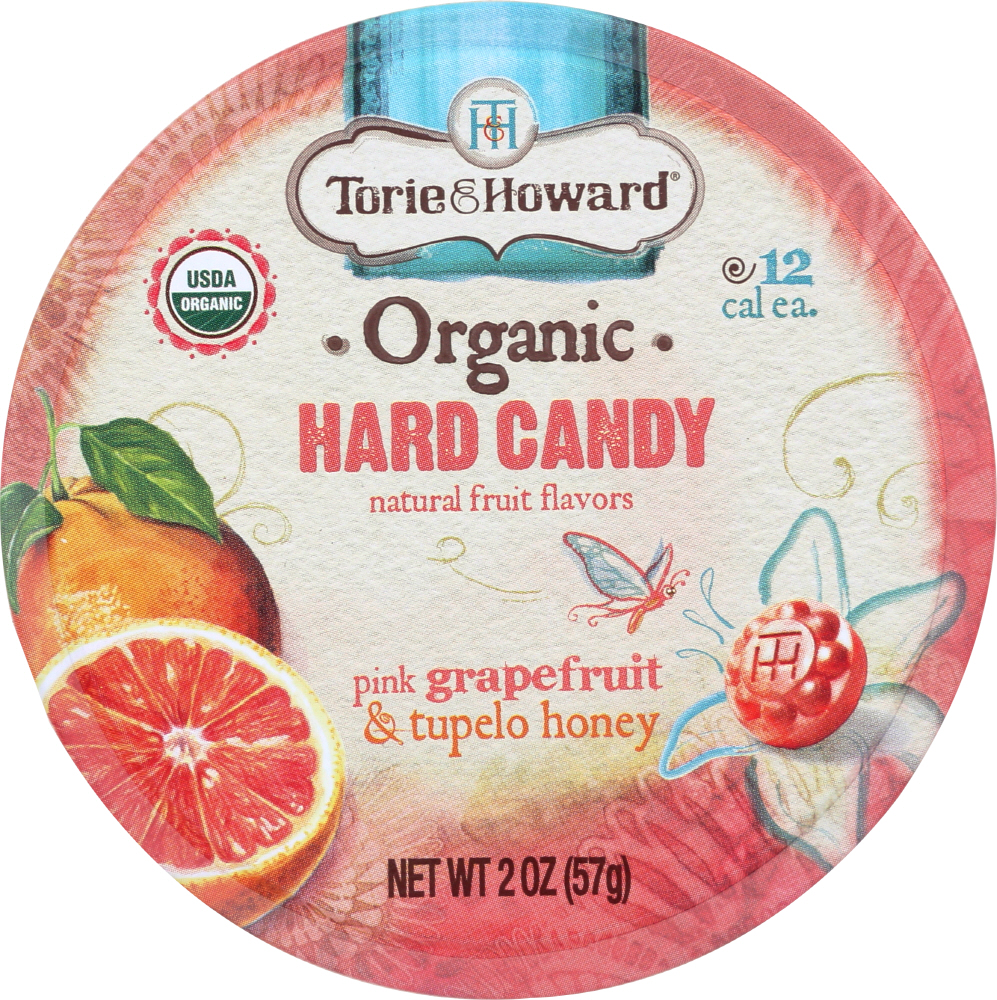Picture of Torie & Howard KHLV00120098 2 oz Grapefruit & Honey Candy Tin