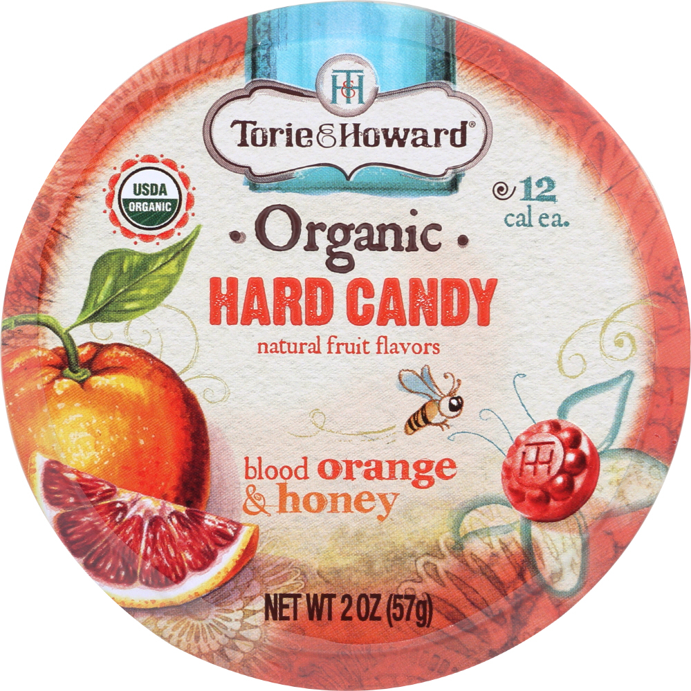Picture of Torie & Howard KHLV00120608 2 oz Blood Orange & Honey Candy Tin