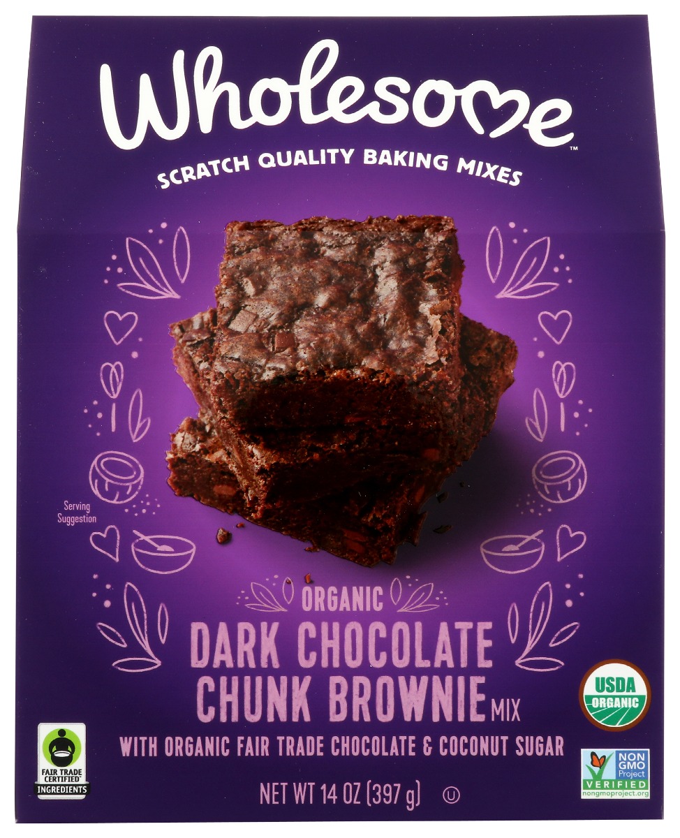 Picture of Wholesome KHCH00382445 14 oz Brownie Dark Choco Chunk Mix