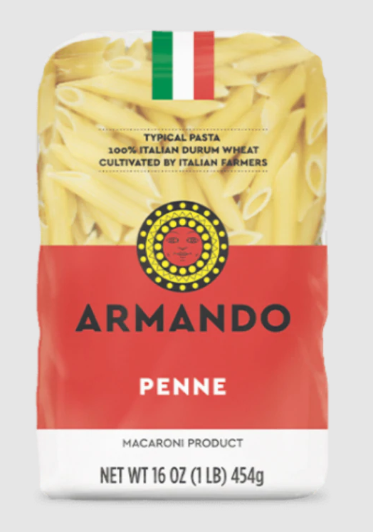 Picture of Armando KHCH00395795 16 oz Penne Macaroni Product