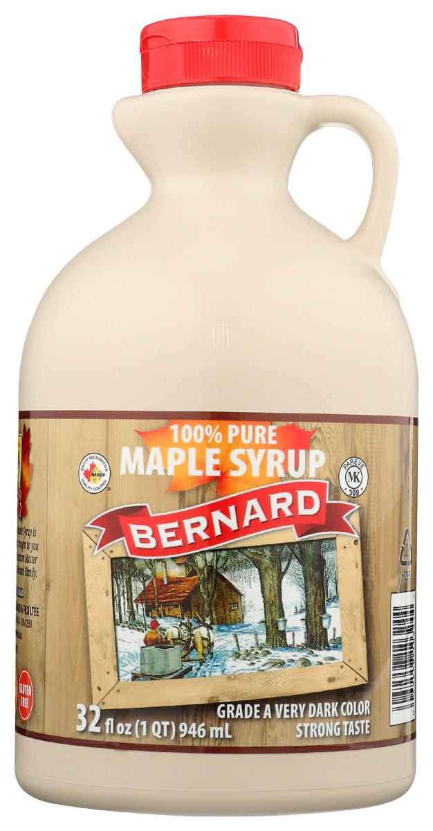 Picture of Bernard KHRM00362839 32 fl oz Very Dark Pure Maple Syrup