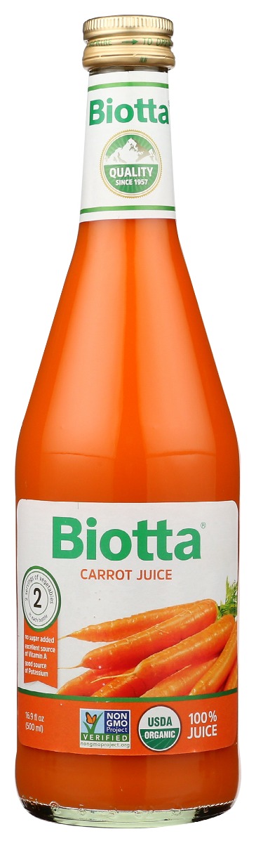 Picture of Biotta KHRM00270940 16.9 oz Organic Carrot Juice