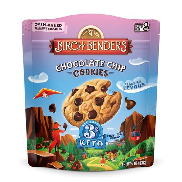 Picture of Birch Benders KHCH00396489 4 oz Chocolate Chip Cookies