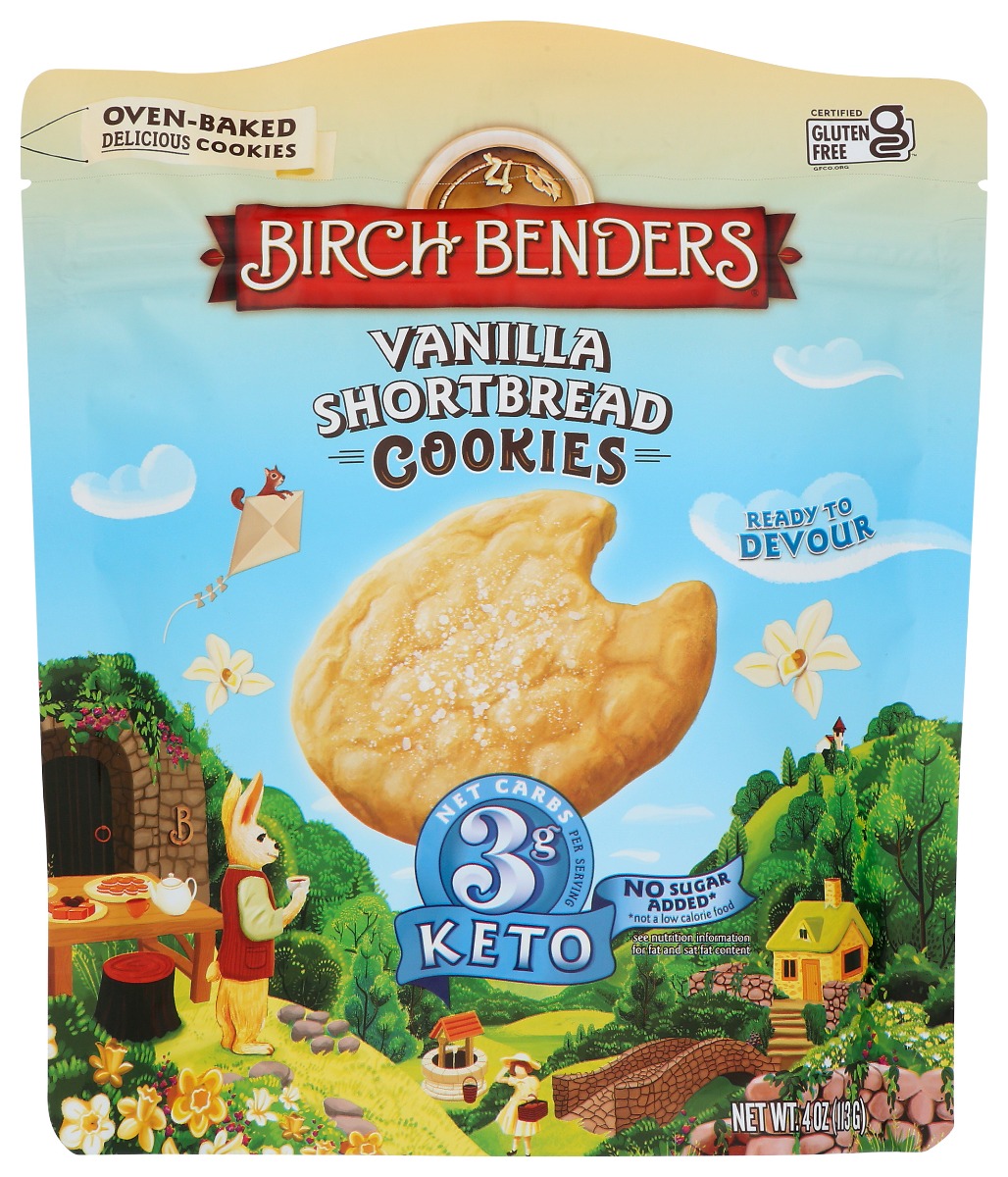 Picture of Birch Benders KHCH00396490 4 oz Vanilla Shortbread Cookies