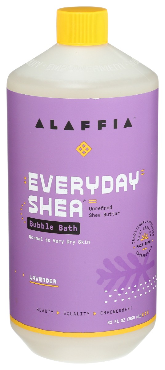 Picture of Alaffia KHRM00335516 32 fl oz Everyday Shea B Lavender Bubble Bath