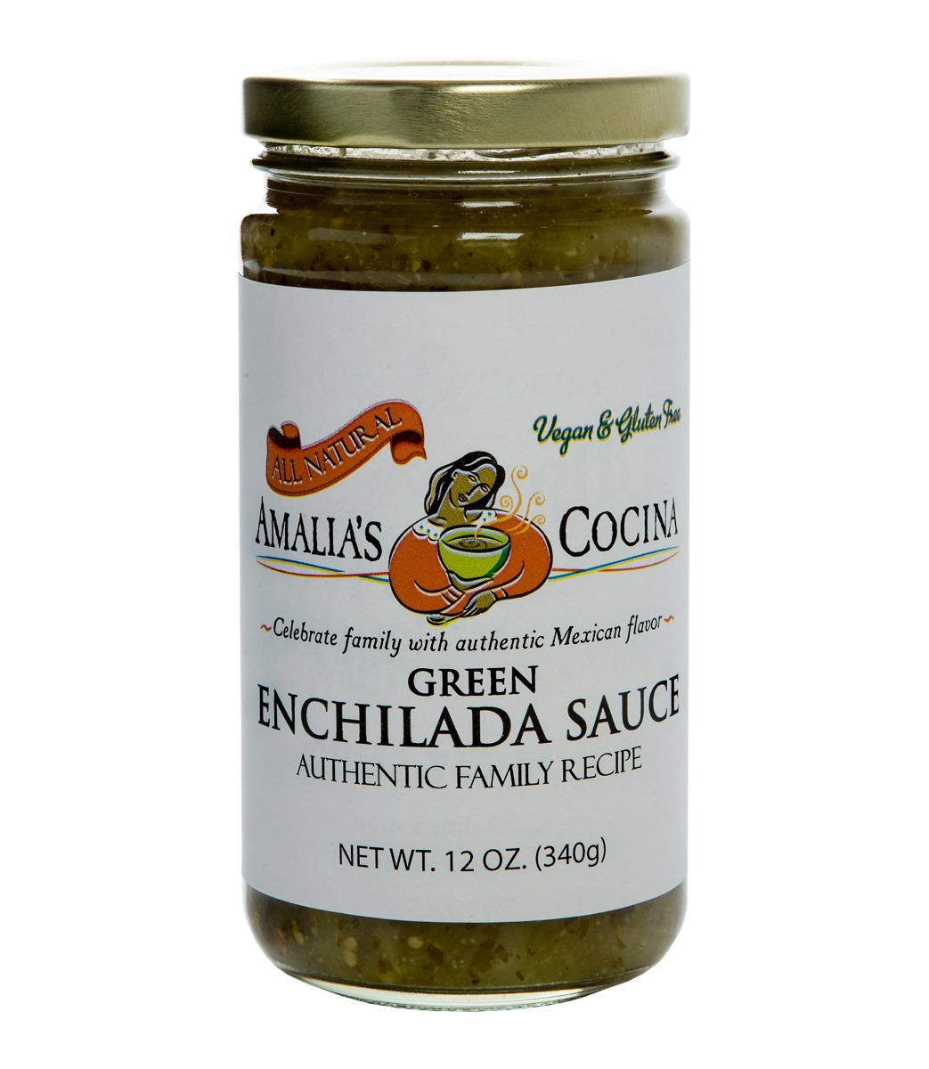Picture of Amalias Cocina KHRM00286178 12 oz Green Enchilada Sauce