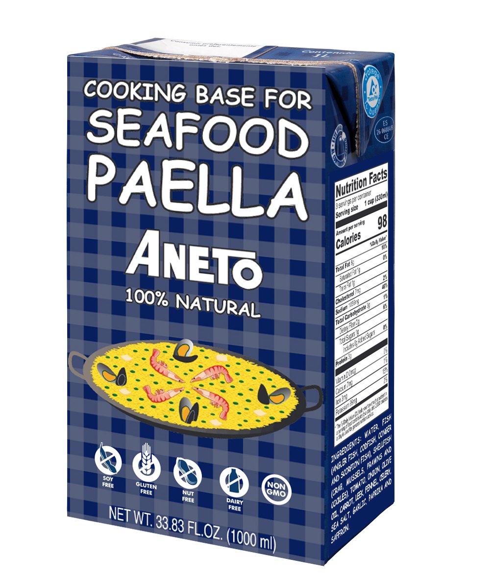 Picture of Aneto KHRM00362921 1 Liter Cooking Base for Seafood Paella