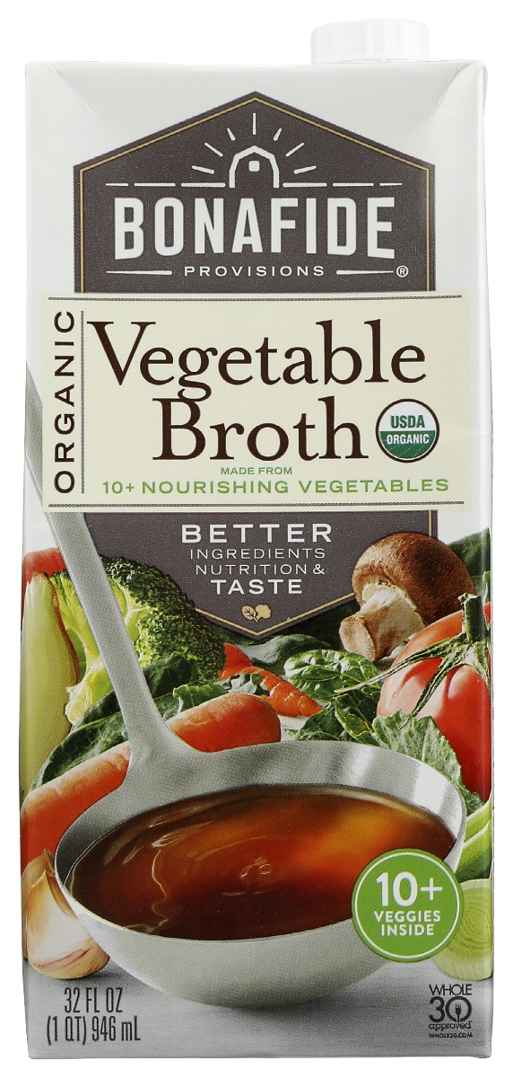 Picture of Bonafide KHRM00385171 32 fl oz Organic Vegetable Broth