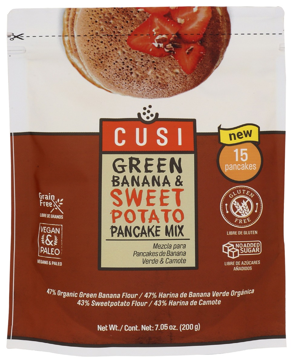 Picture of Cusi World KHCH00390838 7.05 oz Green Banana & Sweet Potato Pancake Mix