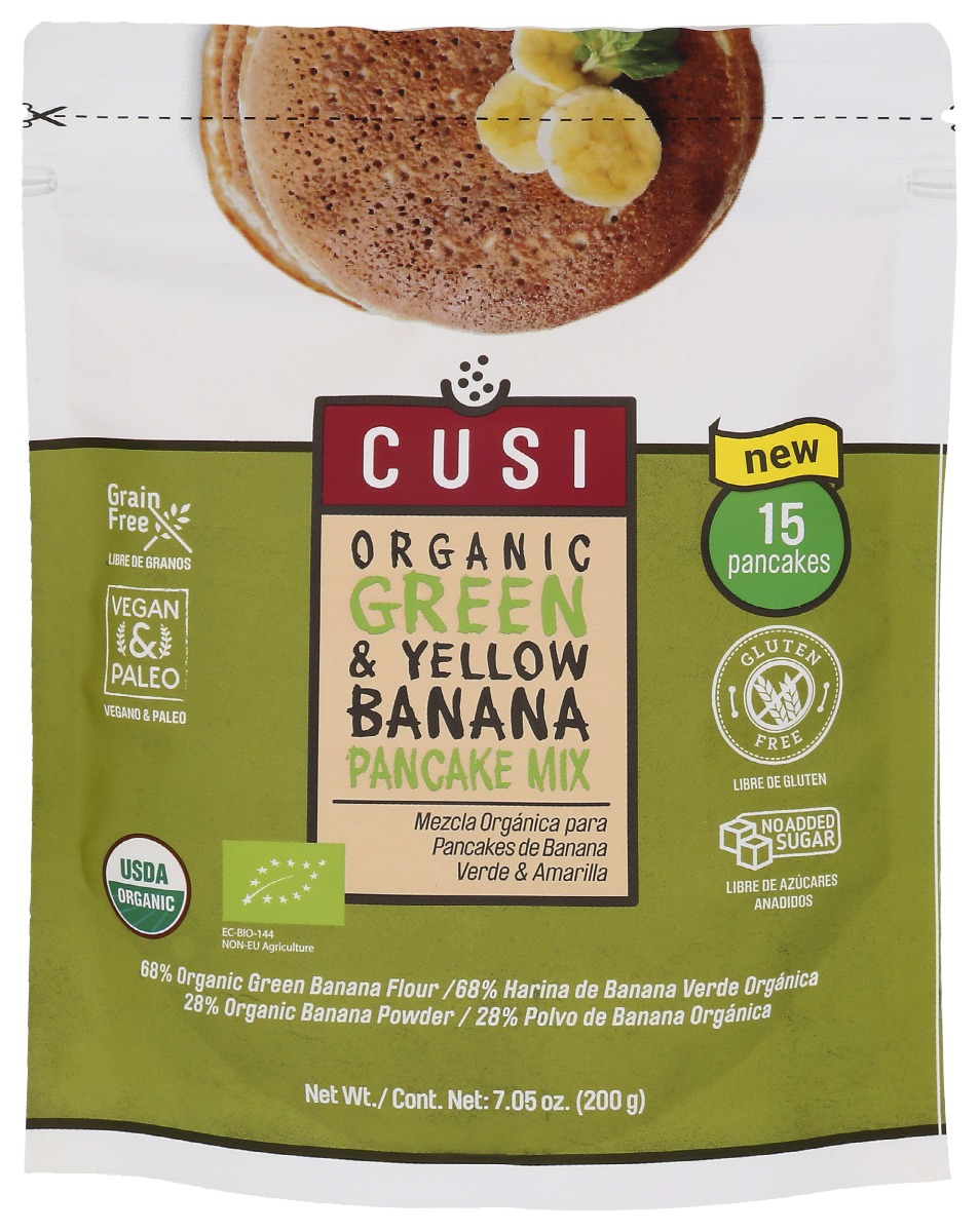 Picture of Cusi World KHCH00390839 7.05 oz Green Yellow Banana Pancake Mix